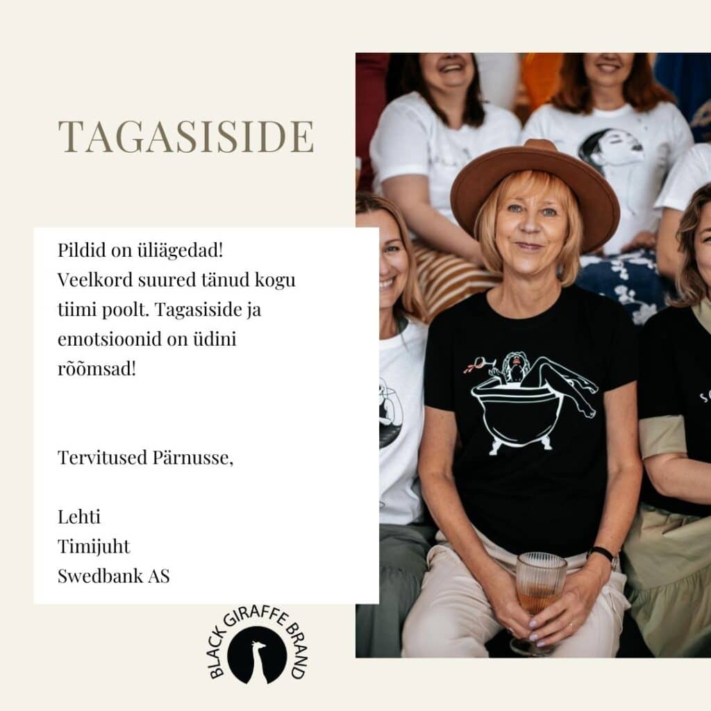 t-särgi töötuba, tagasiside